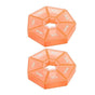 Weekly Pill Organiser 7 Day Medicine Box Tablet Case Dispenser 2 Pack - Orange V528-2PCSMEDICINEBO-ORANGE-69859