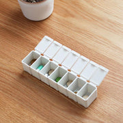 2X 7 Day Weekly Pill Box Medicine Tablet Organizer Dispenser Container Case - Grey V528-2PILLBO-GREY-717247