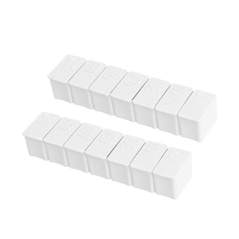 2X 7 Day Weekly Pill Box Medicine Tablet Organizer Dispenser Container Case - Pink V528-2PILLBO-PINK-698061