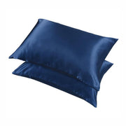 2 Pack Satin Pillowcases Luxury Soft Cushion Covers Bedroom Home Decor - Light Blue V528-2PILLOWCASE-LIGHTBLUE34-26887