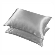 2 Pack Satin Pillowcases Luxury Soft Cushion Covers Bedroom Home Decor - Light Orange V528-2PILLOWCASE-LIGHTORANGE15-75281