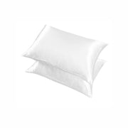 2 Pack Satin Pillowcases Luxury Soft Cushion Covers Bedroom Home Decor - Light Orange V528-2PILLOWCASE-LIGHTORANGE15-75281
