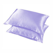 2 Pack Satin Pillowcases Luxury Soft Cushion Covers Bedroom Home Decor - Light Orange V528-2PILLOWCASE-LIGHTORANGE15-75281