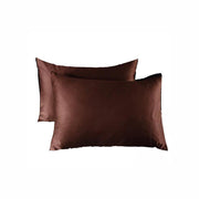 2 Pack Satin Pillowcases Luxury Soft Cushion Covers Bedroom Home Decor - Light Orange V528-2PILLOWCASE-LIGHTORANGE15-75281