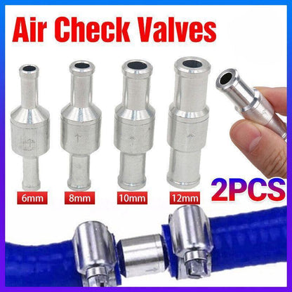 2X 6/8/10/12Mm One Way Non Return Check Valve Air Fuel Petrol Diesel Oil Vacuum - 6MM V528-2RETURNCHECK-6MM-957272