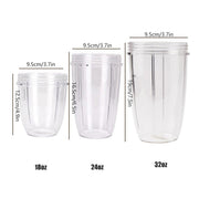 Blender Cups 32OZ 24OZ 18OZ Replacement Accessories Juicer Ice Crushing Blades - 32oz V528-32OZCOLOSSALCUP-307502