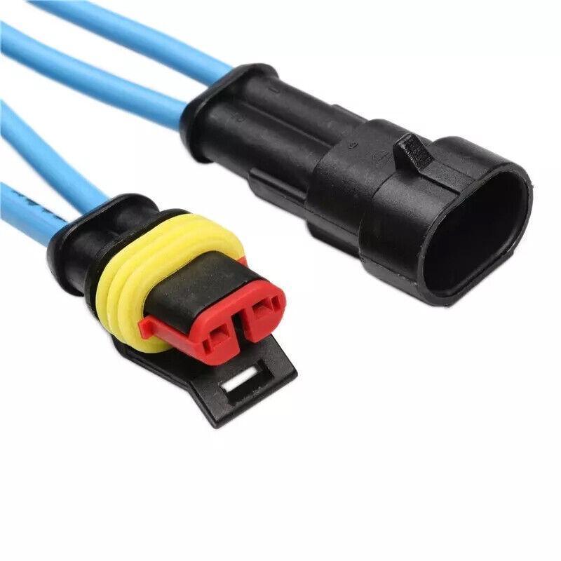 352PCS 12V Waterproof Electrical Wire Connector Plug Terminal Kit 1/2/3/4 Pin V528-352PCSTERMINALKIT-542948
