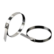 100x Stainless Steel Cable Ties SS304 Marine Grade Zip Strap Locking Wrap 100-800mm - 4.6*100mm V528-35821
