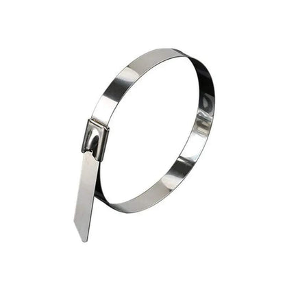 100x Stainless Steel Cable Ties SS304 Marine Grade Zip Strap Locking Wrap 100-800mm - 4.6*100mm V528-35821