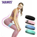 8x64CM Resistance Booty Bands Hip Circle Loop Bands Gym Home Exercise Women - Grey V528-3603368247