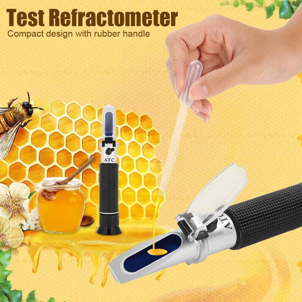 58-90% Honey Refractometer Calibration Refractometer Honey Moisture Meter Au V528-37498