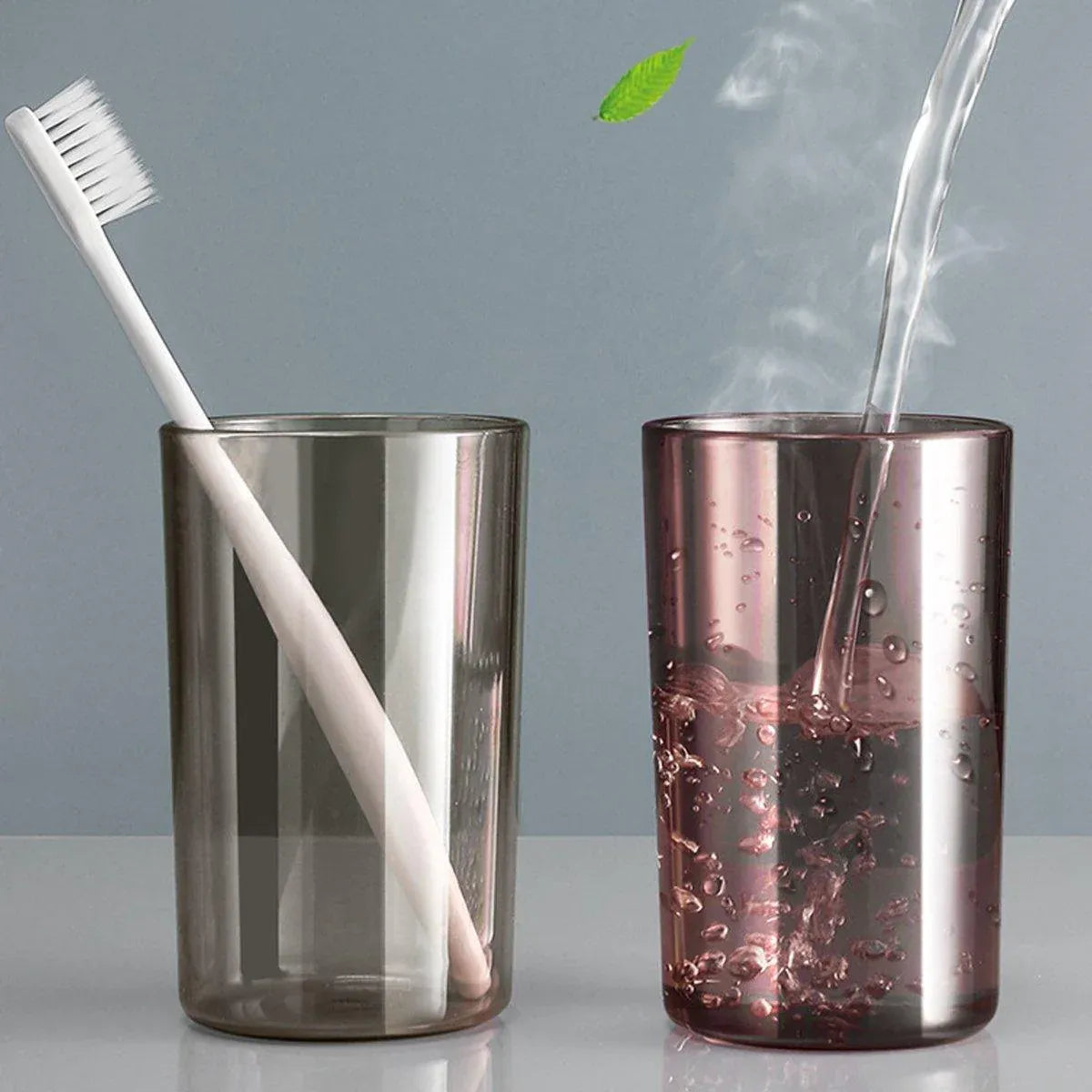 Bathroom Wall Mounted Toothbrush Holder Toothpaste Stand Storage Rack With Cup - Three Cups Set V528-3CUPS-TOOTHPASTEDISPENSER-493192