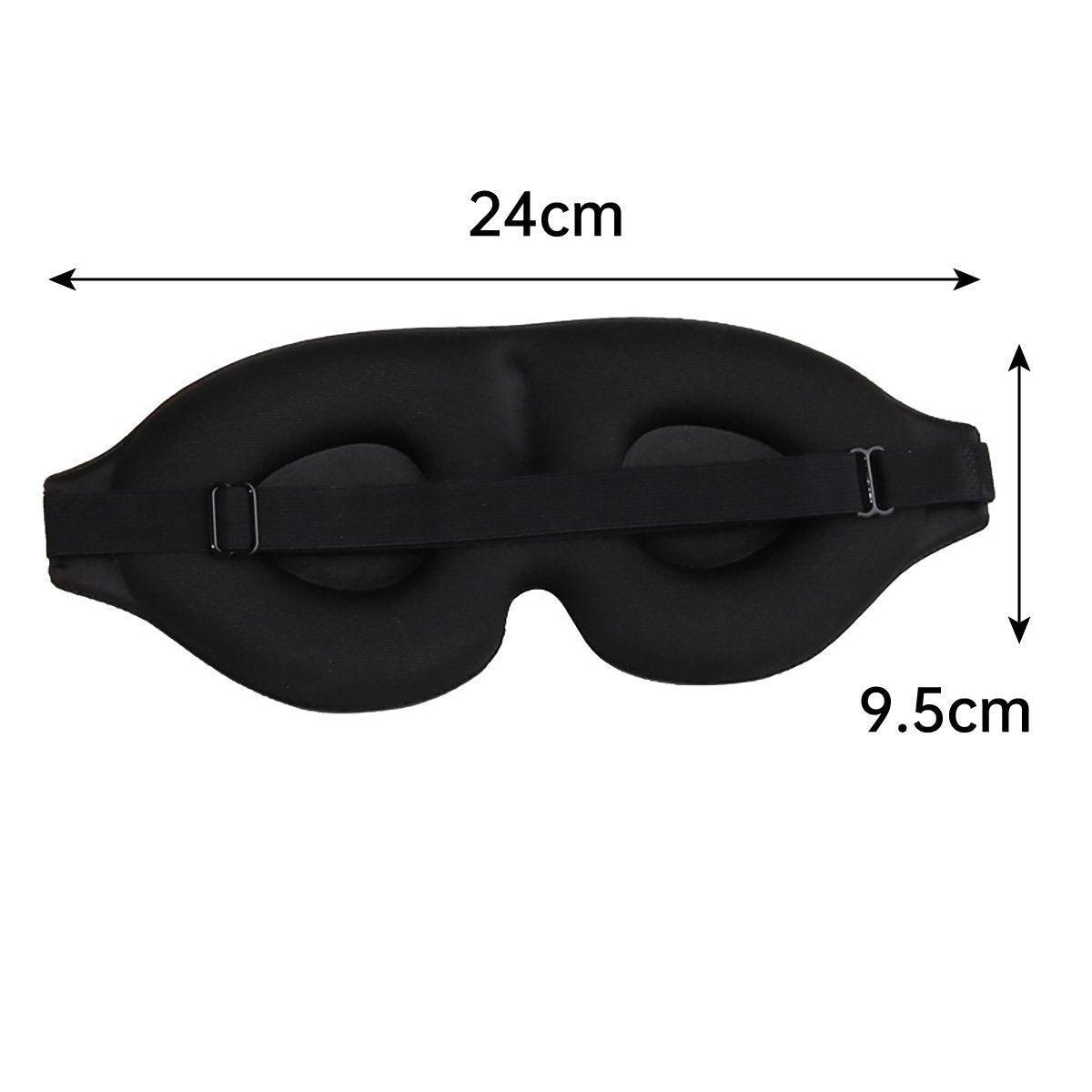Travel Sleep Eye Mask 3D Memory Foam Soft Padded Shade Cover Sleeping Blindfold V528-3D-EYE-MASK-520939
