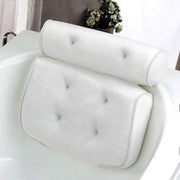 Home 3D Mesh Bath Pillow Back Neck Support Bathtub Spa Hot Tub Suction Cups New V528-3DBATHPILLOW-WHITE-816151