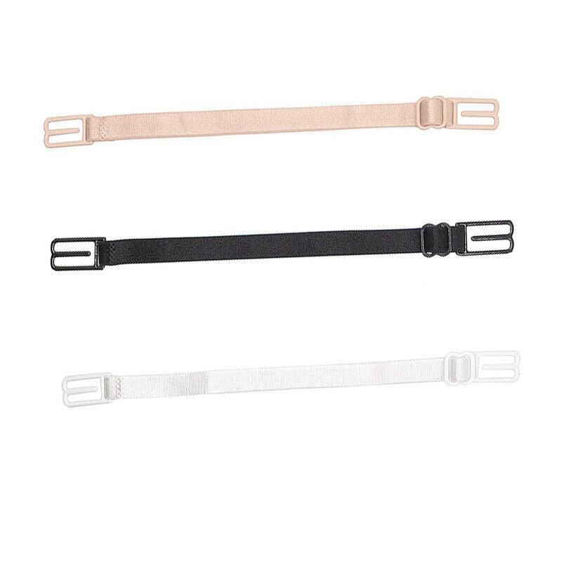 3Pcs Lady Nonslip Elastic Adjustable Band Bra Strap Holder Strap Racer Back Clip - White+Beige+Black V528-3PCSBANDBRA-3COLOURS-464714