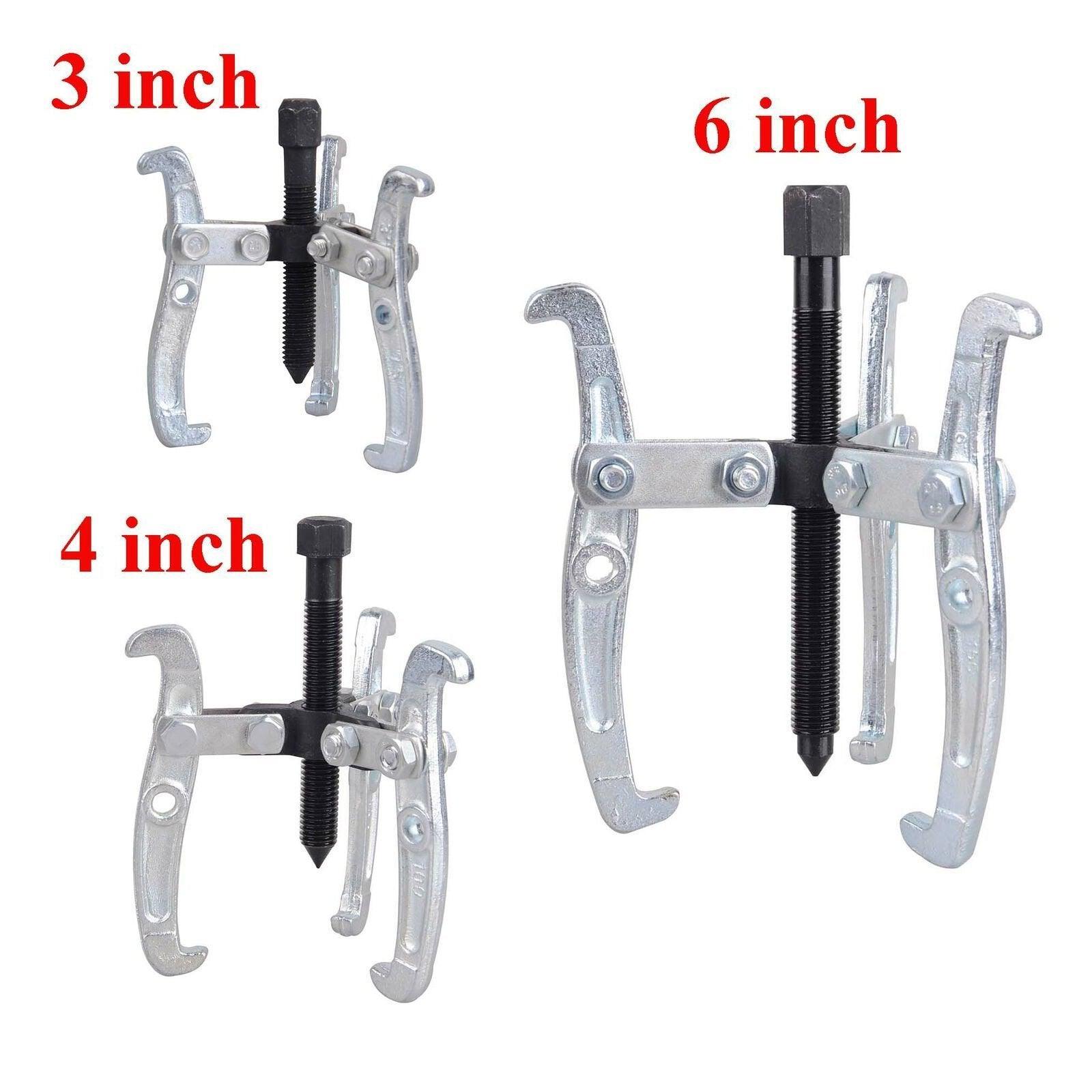 3PCS Bearing Gear Hub Puller Remover Tool Drop Forged Reversible Jaws Separator V528-3PCSJAWSSEPARATOR-617056