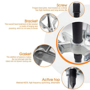 3PCS Bearing Gear Hub Puller Remover Tool Drop Forged Reversible Jaws Separator V528-3PCSJAWSSEPARATOR-617056
