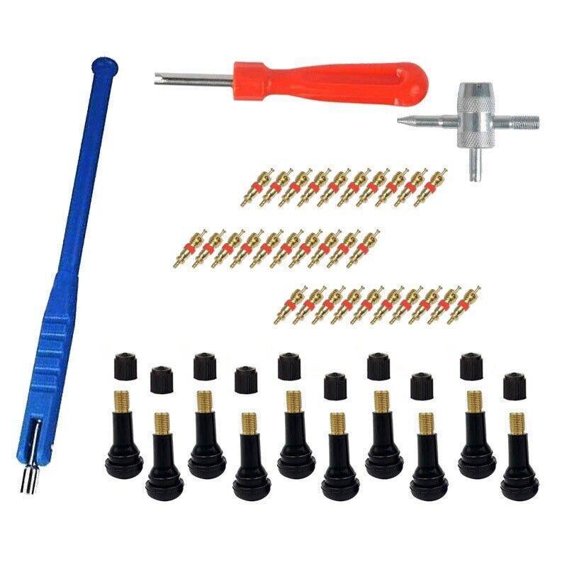 43Pcs Car Tyre Valve Tool Stem Puller Base Quick Remover Tire Repair Installer V528-43PCSVALVETOOL-452291