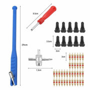 43Pcs Car Tyre Valve Tool Stem Puller Base Quick Remover Tire Repair Installer V528-43PCSVALVETOOL-452291