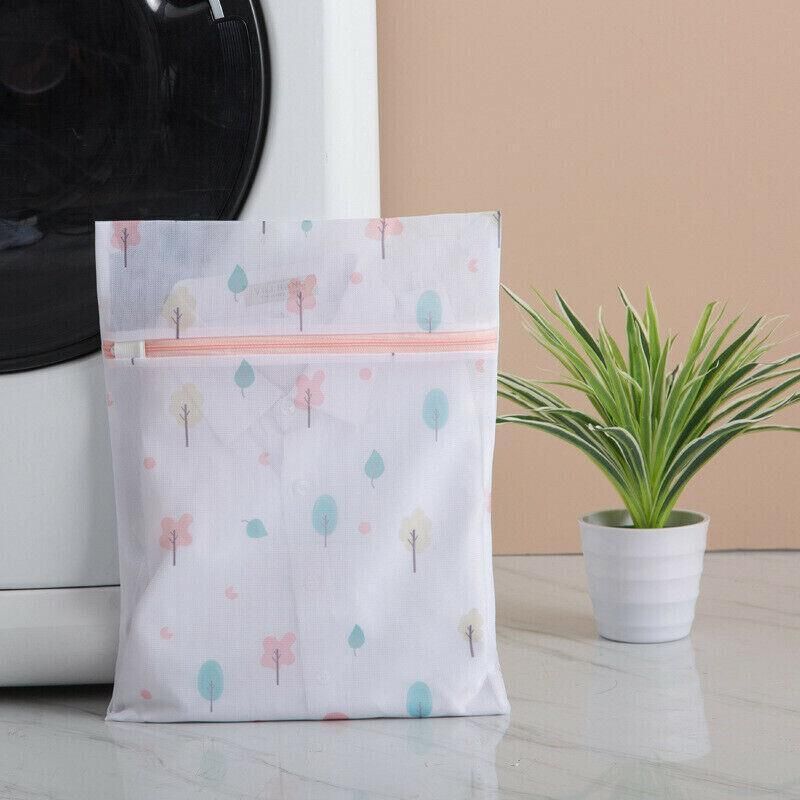 4Pcs Cute Delicates Wash Bag Laundry Lingerie Bra Washing Pack Set Clothes Case - Blue V528-4PCSWASHBAG-BLUE-186682
