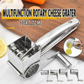 Rotary Cheese Grater Stainless Steel 4 Blade Set Kitchen Slicer V528-4SETCHEESEGRATER-831784