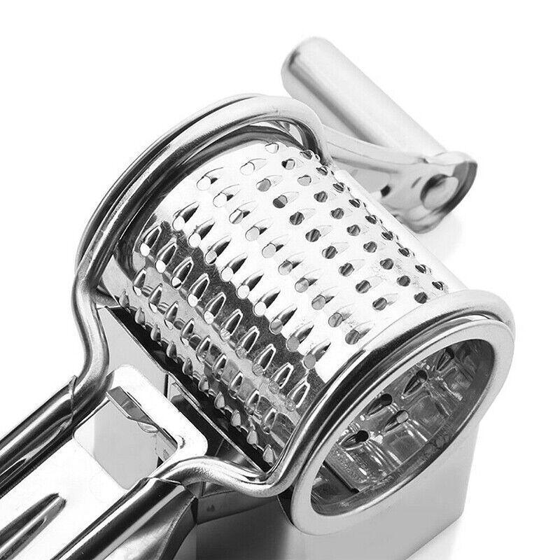 Rotary Cheese Grater Stainless Steel 4 Blade Set Kitchen Slicer V528-4SETCHEESEGRATER-831784
