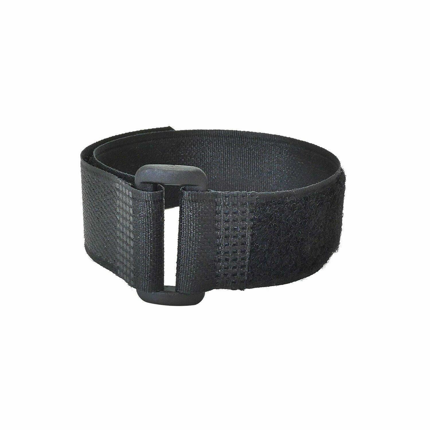 Magic Cable Ties Reusable Winder Coded Organiser Cords Hook Loop Black - 20*300mm  10PCS