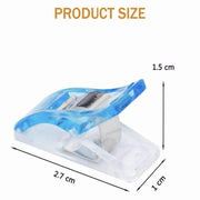 50Pcs Sewing Quilting Clips Wonder Craft Fabric Clamp DIY Colourful or Clear Option - Clear V528-50PCS-CLEAR-CLIPS-856371