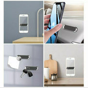 Phone Holder Mount Dashboard Stand for Car Mobile Smartphone Mini Size Grip Pad - Silver -1 Unit V528-54458