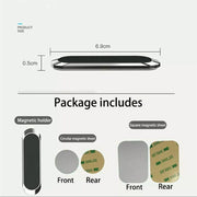 Phone Holder Mount Dashboard Stand for Car Mobile Smartphone Mini Size Grip Pad - Silver -1 Unit V528-54458
