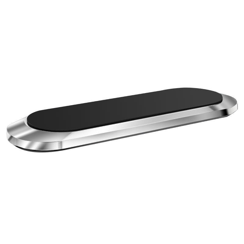 Phone Holder Mount Dashboard Stand for Car Mobile Smartphone Mini Size Grip Pad - Silver -1 Unit V528-54458