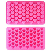 55 Love Heart Silicone Mould Chocolate Mold Candy Gummy Maker Ice Jelly Tray Au V528-55-MOULD-PINK-43526