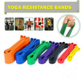 Heavy Duty Resistance Yoga Band Loop Exercise Fitness Workout Band Gym Band - Red 15-35 lbs (13mm*2080mm) V528-58975