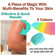5 Pcs Towel Exfoliating Bath Washcloth Viscose Scrub Mitten Towel - 5 Colours V528-5COLOURSBATHWASHCLOTH-915518