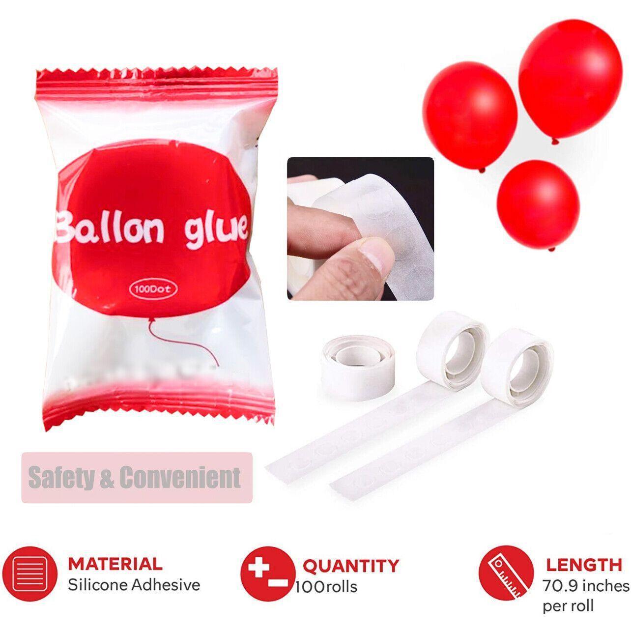 Balloon Glue Dots Photo Adhesive Bostik Party Doubletape Scrapbooking - 5M Double Hole Arch Strip V528-5MARCHSTRIP1ROLL13786