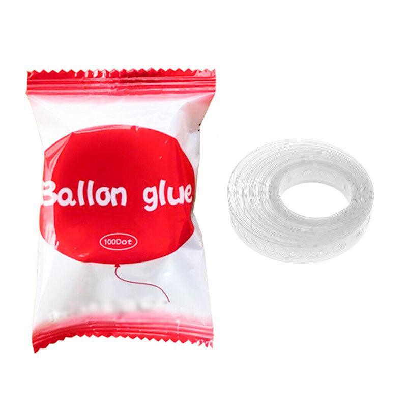 Balloon Glue Dots Photo Adhesive Bostik Party Doubletape Scrapbooking - 5M Double Hole Arch Strip V528-5MARCHSTRIP1ROLL13786