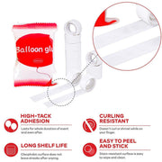 Balloon Glue Dots Photo Adhesive Bostik Party Doubletape Scrapbooking - 5M Double Hole Arch Strip V528-5MARCHSTRIP1ROLL13786
