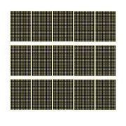 8/13/25/50mm Colour Sticker Dots Adhesive Round Labels Circular Scrapbooking Black - 50mm 8 Dots - 5 Sheets V528-5PCS-BLACK-50MM8DOTS-698335