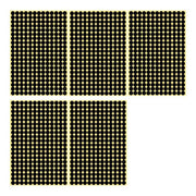 8/13/25/50mm Colour Sticker Dots Adhesive Round Labels Circular Scrapbooking Black - 8mm 260 Dots - 5 Sheets V528-5PCS-BLACK-8MM260DOTS-819950