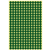 8/13/25/50mm Colour Sticker Dots Adhesive Round Labels Circular Scrapbooking Green - 25mm 40 Dots - 5 Sheets V528-5PCS-GREEN-25MM55DOTS-525849