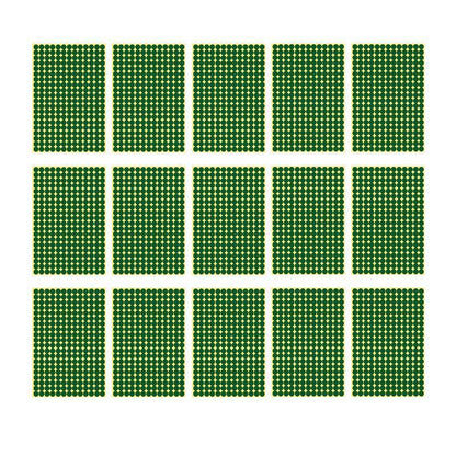 8/13/25/50mm Colour Sticker Dots Adhesive Round Labels Circular Scrapbooking Green - 8mm 260 Dots - 5 Sheets V528-5PCS-GREEN-8MM275DOTS-471915