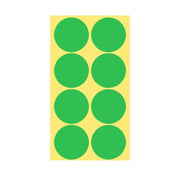 8/13/25/50mm Sticker Dots Adhesive Round Labels Circular Scrapbooking Light Green - 25mm 40 Dots - 5 Sheets V528-5PCS-LIGHTGREEN-25MM45DOTS-552608