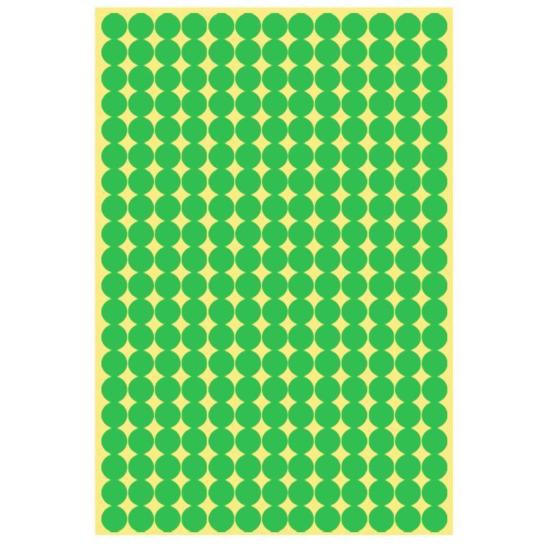 8/13/25/50mm Sticker Dots Adhesive Round Labels Circular Scrapbooking Light Green - 25mm 40 Dots - 5 Sheets V528-5PCS-LIGHTGREEN-25MM45DOTS-552608