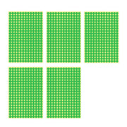 8/13/25/50mm Sticker Dots Adhesive Round Labels Circular Scrapbooking Light Green - 25mm 40 Dots - 5 Sheets V528-5PCS-LIGHTGREEN-25MM45DOTS-552608