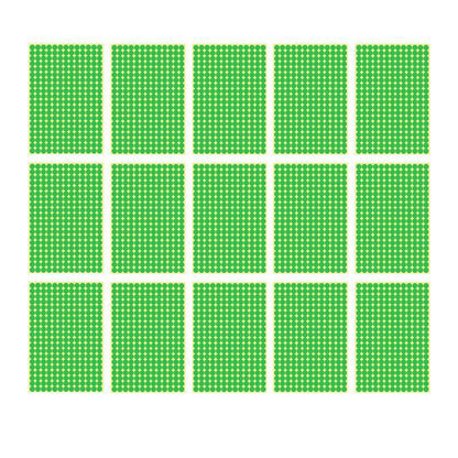 8/13/25/50mm Sticker Dots Adhesive Round Labels Circular Scrapbooking Light Green - 25mm 40 Dots - 5 Sheets V528-5PCS-LIGHTGREEN-25MM45DOTS-552608