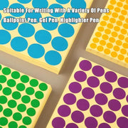 8/13/25/50mm Sticker Dots Adhesive Round Labels Circular Scrapbooking Light Green - 50mm 8 Dots - 5 Sheets V528-5PCS-LIGHTGREEN-50MM13DOTS-728380