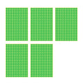 8/13/25/50mm Sticker Dots Adhesive Round Labels Circular Scrapbooking Light Green - 8mm 260 Dots - 5 Sheets V528-5PCS-LIGHTGREEN-8MM265DOTS-305693