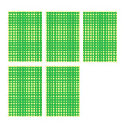 8/13/25/50mm Sticker Dots Adhesive Round Labels Circular Scrapbooking Light Green - 8mm 260 Dots - 5 Sheets V528-5PCS-LIGHTGREEN-8MM265DOTS-305693