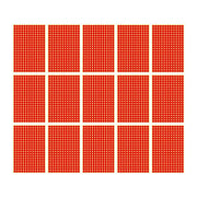 8/13/25/50mm Colour Sticker Dots Adhesive Round Labels Circular Scrapbooking Red - 50mm 8 Dots - 5 Sheets V528-5PCS-RED-50MM14DOTS-152800