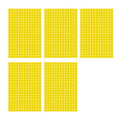 8/13/25/50mm Colour Sticker Dots Adhesive Round Labels Circular Scrapbooking Yellow - 8mm 260 Dots - 5 Sheets V528-5PCS-YELLOW-8MM261DOTS-665219